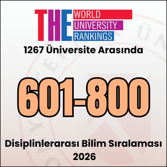 Disiplinlerarası Bilim Sıralaması 601